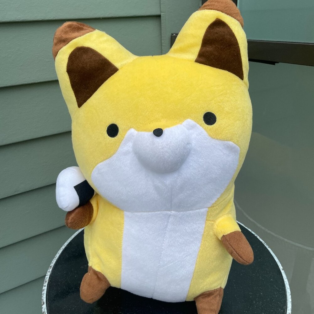 Kitsune Fox Tanuki Plush 16" very high grade. Banpresto